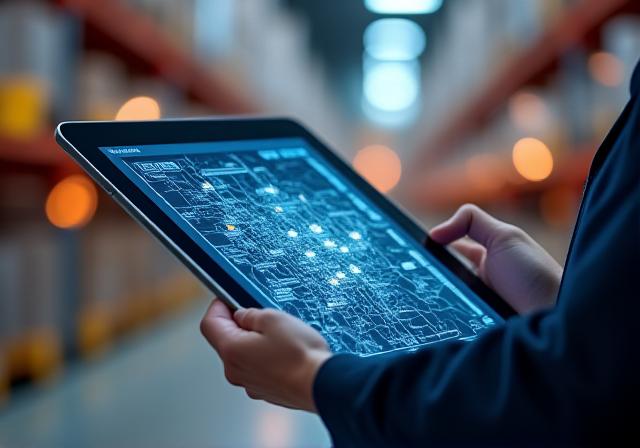 Logistics management dashboard and fleet overview